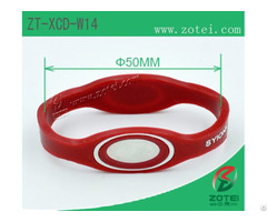 Anti Counterfeit Dual Ended Silicone Wristband