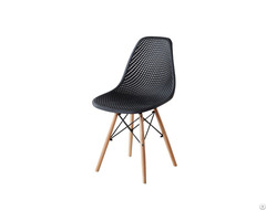 Plastic Dining Chair Mesh Backrest Dc P01a