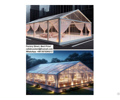 Luxury Wedding Party Reception Glass Side Wall Tent Canopy For Sale