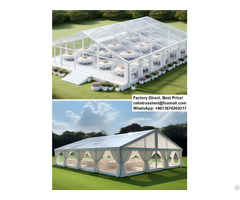 Clear Cover Tent For Outdoor Parties And Weddings Events