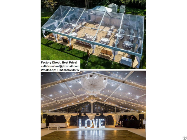 Transparent Pvc Roof Tent Romantic Luxury Tents For Wedding Party