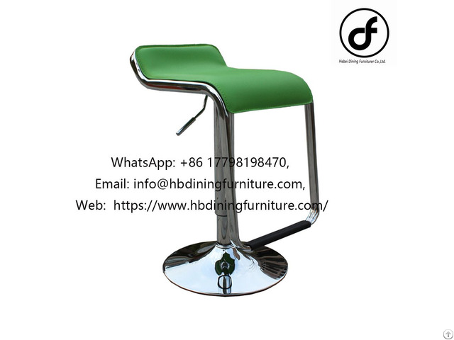 Leather Swivel Bar Chair With Footrest Db U67s