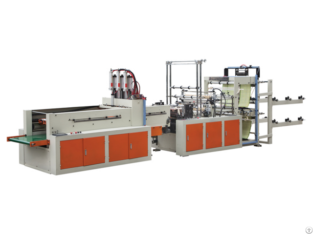 Automatic Double Layer Six Line T Shirt Bag Making Machine