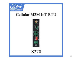 Gsm 3g M2m Rtu S270 Series Arm Cortex 32 Bit Core 2di Do 2ai For Energy Management