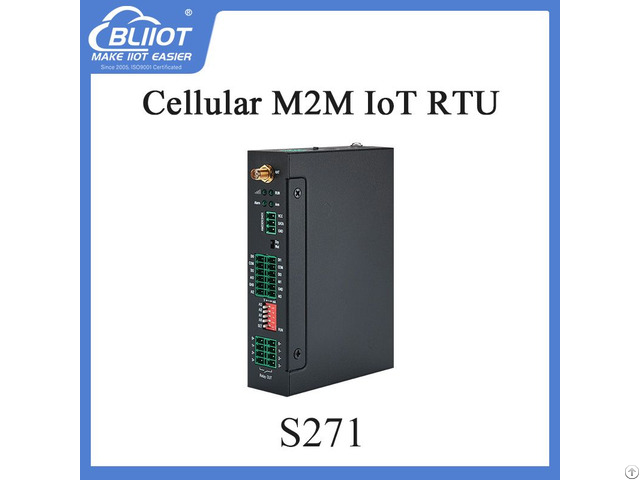 Bliiot M2m Rtu S271 Data Acquisition Arm Cortex 32 Bit Core 4di 4do 4ai 1th For Power Station