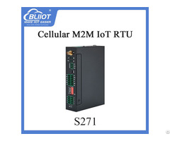 4g Iot Rtu S271 4di Do 4ai 1th For Water Plant Data Acquisition