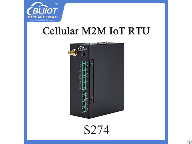 M2m Internet Of Things Rtu S274 4di Do 1th 32g Memory 1rs485 For Telemetry Systems