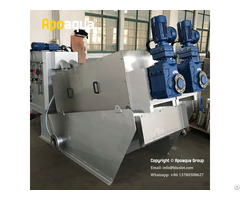 Apoaqua Dewatering Screw Press Machine For Plastic Factory Wastewater