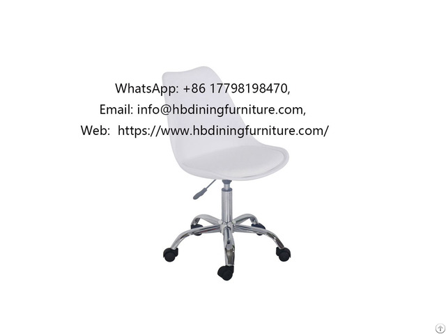 Movable Plastic Rotating Office Chair Dc P03f