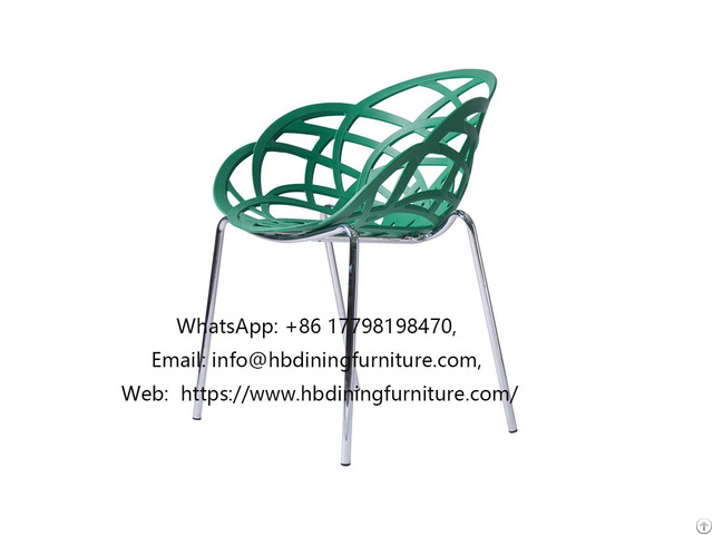 Plastic Chair With Hollow Seat Dc P91