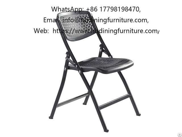 Plastic Folding Chair With Iron Legs Dc P92