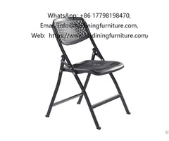 Plastic Folding Chair With Iron Legs Dc P92