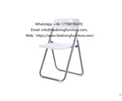 Folding Backrest Colourful Plastic Chairs Dc P89