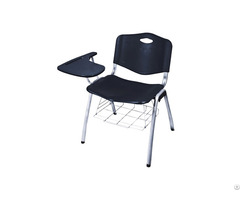 Plastic Folding Chair With Writing Board And Storage Net Dc P89b