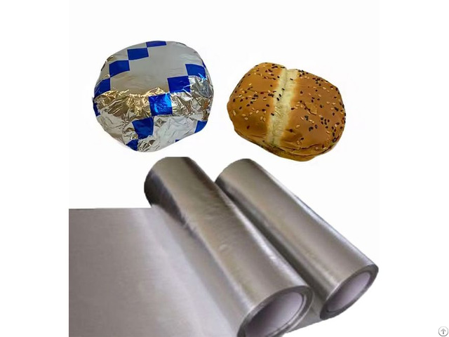 Customized Printed Aluminum Foil For Sandwich Hamburger Packaging 8011 1235