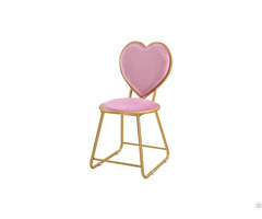 Metal Frame Dresser Seat Vanity Makeup Chair