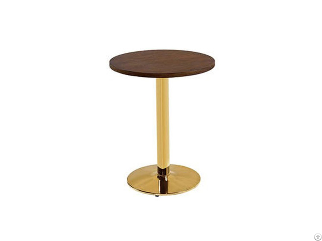 Golden Round For Business Coffee Table