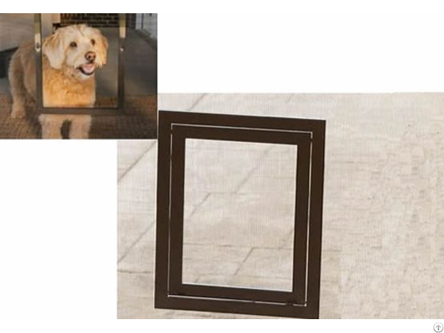 Durable Pet Screen Doors With Flat Design For Dogs