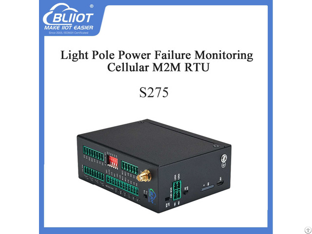 Best Selling 8di 4do 6ai 1th 1 Rs485 Port Cellular Rtu Monitoring Unit For Street Light Control