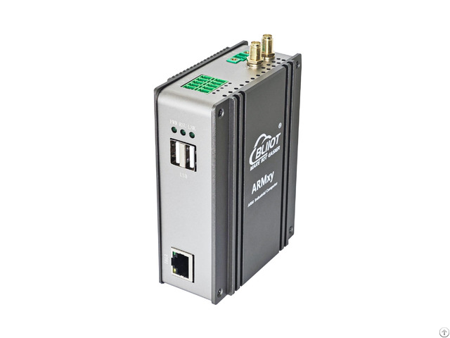 Armxy Series Iiot Computer Gateway Support 1 1000mhz Lan 2 100mhz For Digital Transformation