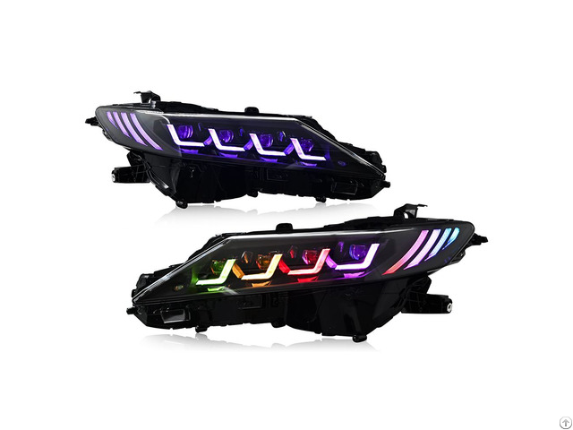 New Rgb Headlights For 2018 2024 Toyota Camry Le Se Xle Xse Trd Quad Projectors