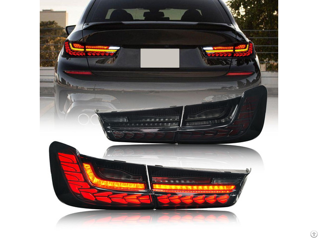 For 2019 2021 Bmw 3 Series G20 330i M340i G80 M3 Gts Smoke Tail Light Assembly