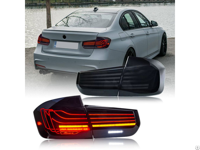 Smoke Tail Light For 2013 2018 Bmw 3 Series M3 F30 F35 F80