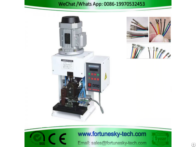 Benchtop Multicore Cable Stripping And Crimping Machine