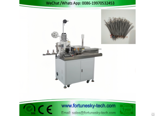 Automatic Multi Cut Strip Twist Tin 5 Wire Terminal Crimping Machine