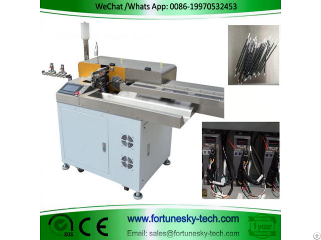 Automatic Wire Multi Cut Strip Twist Both Ends Tinning Machine