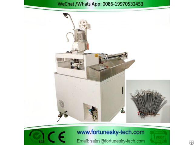 Fully Automatic 5 Wire Multi Cut Strip Twist Tin Crimping Machine