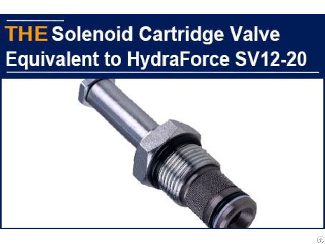 Hydraulic Solenoid Valve Equivalent To Hydraforce Sv12 20