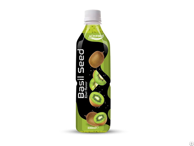 Basil Seed Drink With Kiwi Flavour