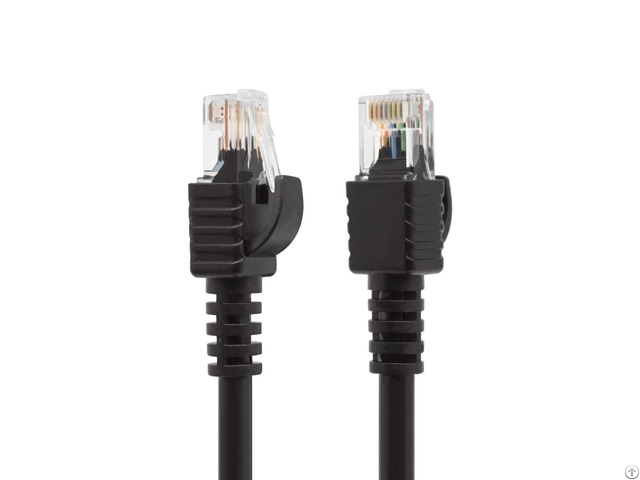 Cat6 Utp Ethernet Round Black Cable