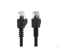 Cat6 Utp Ethernet Round Black Cable