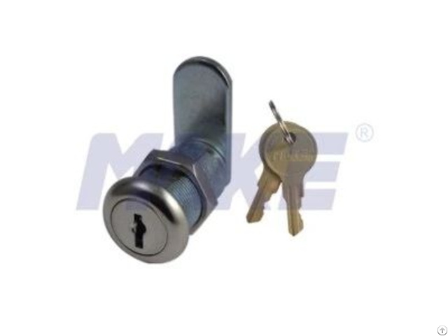 Wafer Key Cam Locks Zinc Alloy Shiny Chrome Nickel Plated