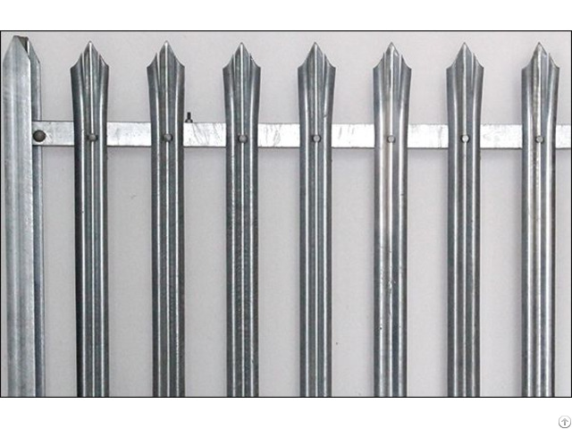 Hot Dipped Galvanised Palisade Fencing