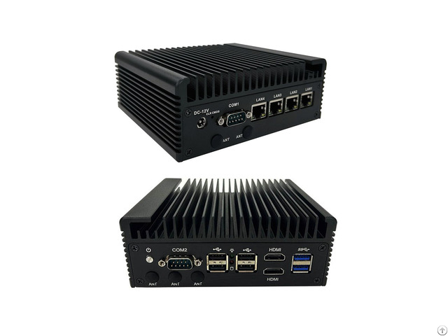 Network Applicaiton Box Pc 6 Usb 2 Com Intel N100 N305 Cpu 4x I226 Lan