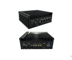 Network Applicaiton Box Pc 6 Usb 2 Com Intel N100 N305 Cpu 4x I226 Lan