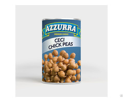 Chick Peas Azzurra Brand Canned In Italy