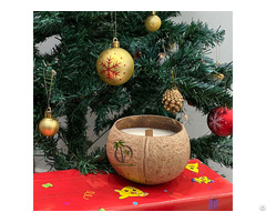 Soya Coconut Shell Scented Candle