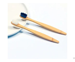 Adult Round Tail Microfiber Bamboo Toothbrush