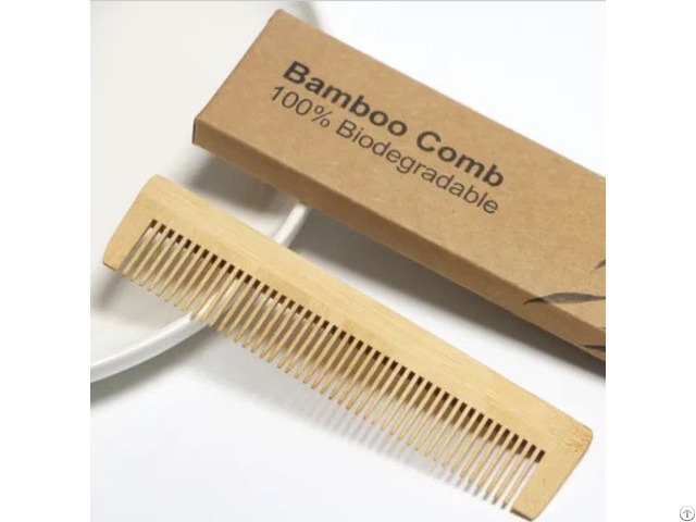 Straight Bamboo Comb