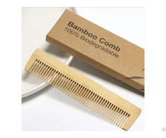 Straight Bamboo Comb