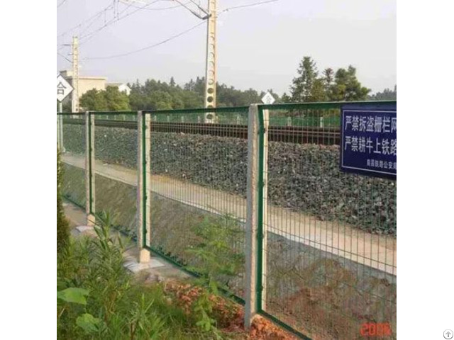 Railway Roadbed Slag Retaining Net Protective Fence Gate