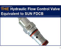 Hydraulic Flow Control Valve Equivalent To Sun Fdcb