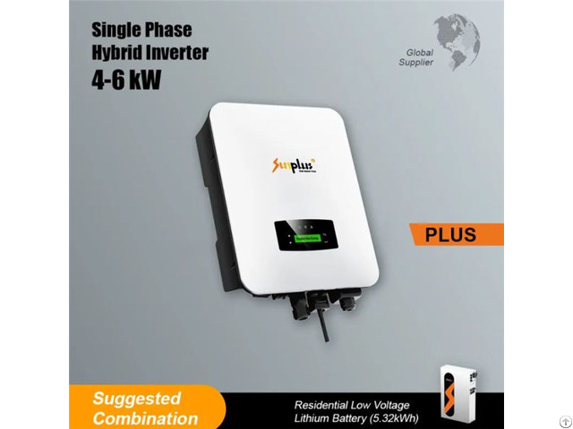 Sunplus 4 6kw Plus Hybrid Inverter Single Phase