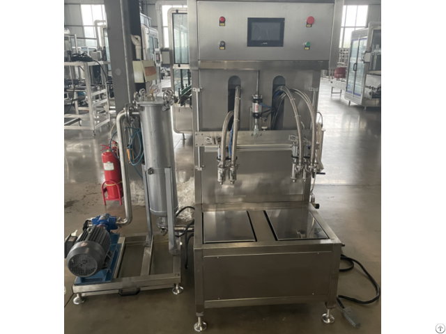 Liquid 1 30l 4-head Semi Automatic Weighing Filling Machine