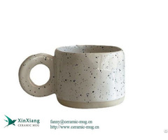 Manufacturers Color Glazed 10oz Ceramic Speckle Mugs China