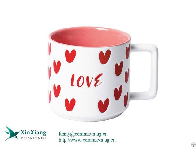 Short Sublimation Ceramic Mugs 2 Colors